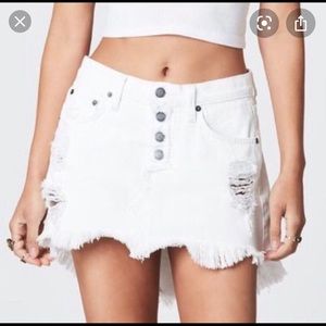 LF white skirt